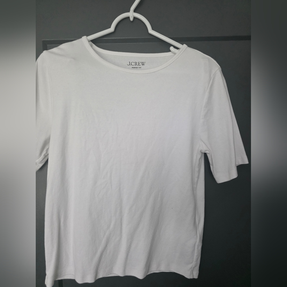 J.Crew Perfect Fit White Tee
